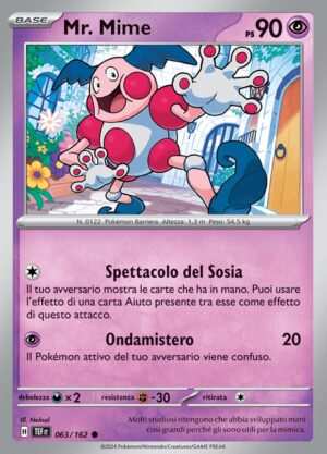 Mr.Mime - Cronoforze 63/162 - Italiano - Nuovo