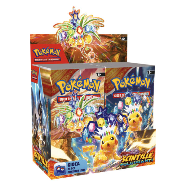 Scintille Folgoranti - Box 36 Buste - Pokémon Scarlatto e Violetto - Italiano