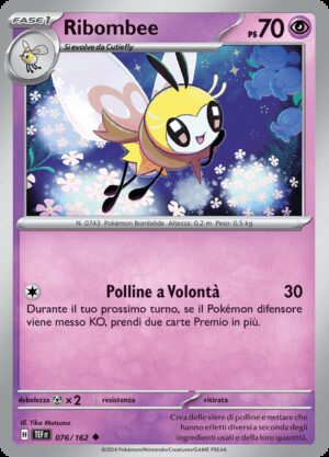 Ribombee - Reverse - Cronoforze 76/162 - Italiano - HOLO - Nuovo