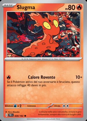 Slugma - Reverse - Cronoforze 28/162 - Italiano - HOLO - Nuovo