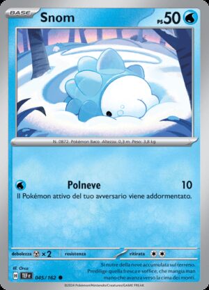 Snom - Reverse - Cronoforze 45/162 - Italiano - HOLO - Nuovo