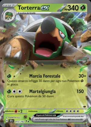 Torterra EX - Cronoforze 12/162 - Italiano - HOLO - Nuovo