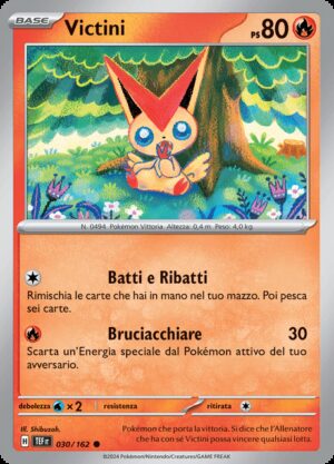 Victini - Cronoforze 30/162 - Italiano - Nuovo