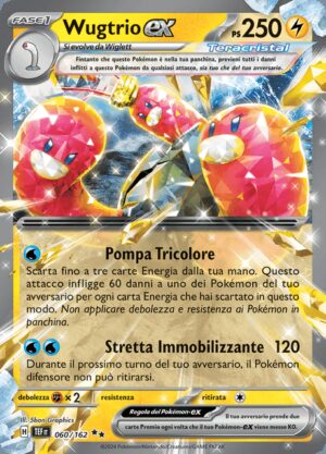 Wugtrio EX - Cronoforze 60/162 - Italiano - HOLO - Nuovo