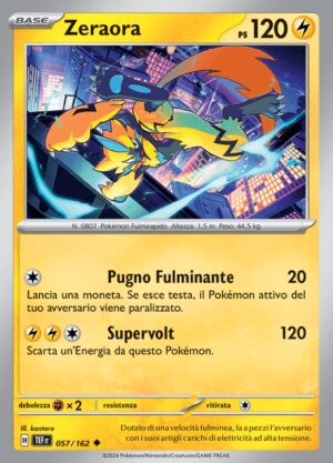 Zeraora - Cronoforze 57/162 - Italiano - Nuovo