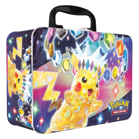 Pokémon Back to School Collector's Chest Pikachu Novembre 2024 - Valigia Scuola Porta Merenda con 6 Bustine - Italiano