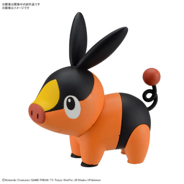 Pokémon Model Kit Pokepla Plamo Quick 14 Tepig - Bandai 10 Cm