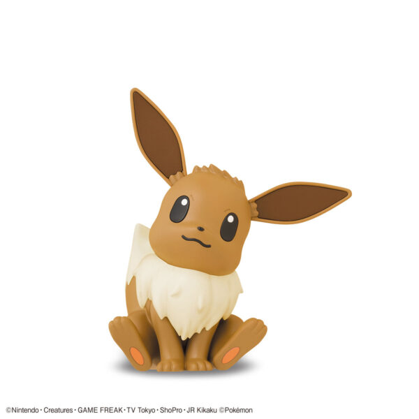 Pokémon Model Kit Pokepla Plamo Quick 04 Eevee - Bandai 10 Cm