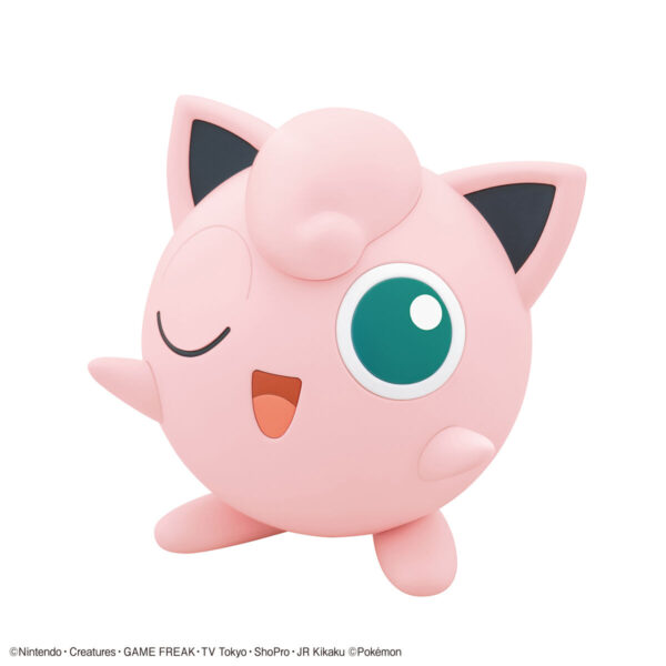 Pokémon Model Kit Pokepla Plamo Quick 09 Jigglypuff - Bandai 10 Cm