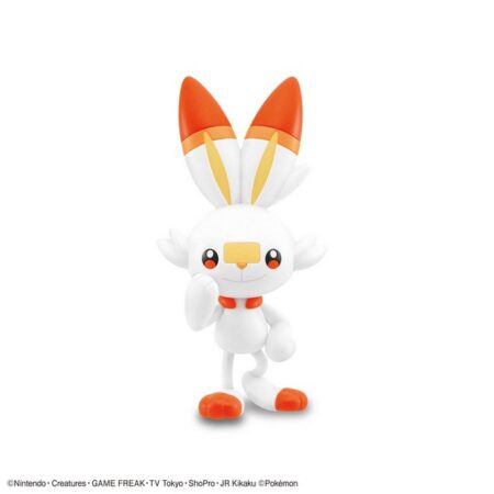 Pokémon Model Kit Pokepla Plamo Quick 05 Scorbunny - Bandai 10 Cm